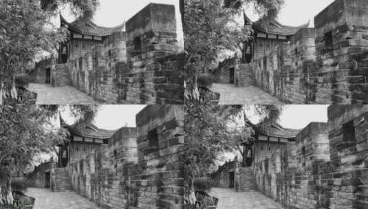 《桂湖古城墙》高清在线视频素材下载