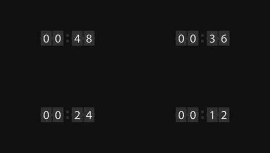 1分钟倒计时高清在线视频素材下载