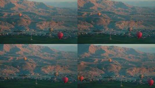 卢克索的热气球体验高清在线视频素材下载