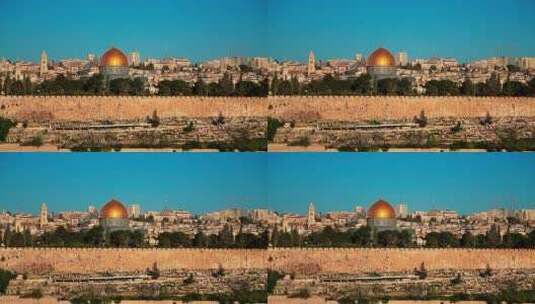 耶路撒冷圣殿山高清在线视频素材下载
