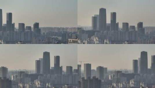 上海建筑航拍空镜高清在线视频素材下载