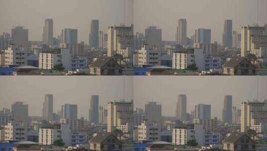 黄昏的曼谷天际线高清在线视频素材下载