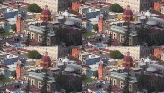 墨西哥瓜纳华托红顶教堂高清在线视频素材下载