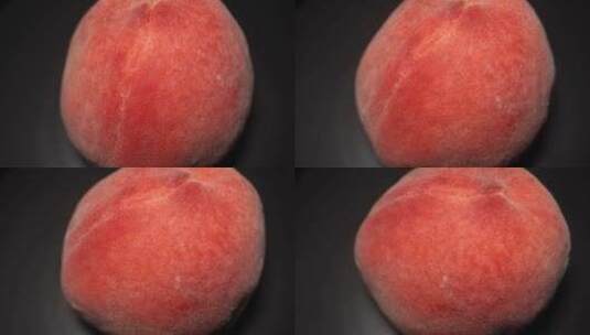 夏季水果桃子久保水蜜桃桃核高清在线视频素材下载