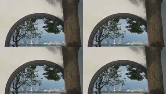 三潭印月 杭州西湖 诗画江南 水墨山水 建筑高清在线视频素材下载