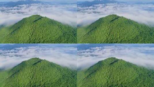 云雾中的腾冲火山高清在线视频素材下载