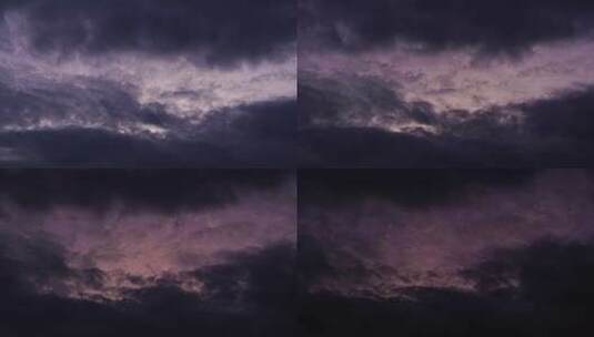 天空天黑乌云变化延时乌云形成天气变化气象高清在线视频素材下载