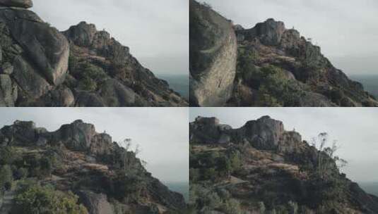 山脉岩石景观高清在线视频素材下载