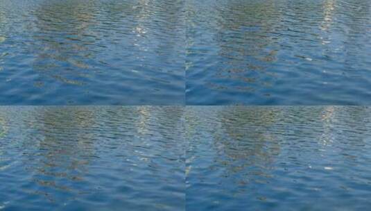 蓝色 湖水 湖面 江面 水面 波纹 水波高清在线视频素材下载