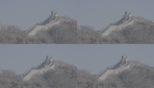 中国长城 长城空镜高清在线视频素材下载