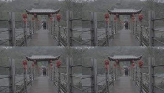 都江堰景区风光高清在线视频素材下载