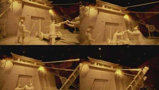 滕州市墨子纪念馆-4k运镜实拍高清在线视频素材下载