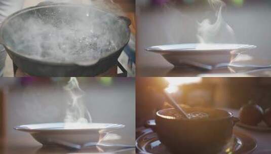 煮开水+汤+汤高清在线视频素材下载