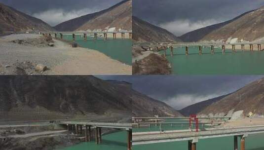 318川藏线 金沙江大桥高清在线视频素材下载