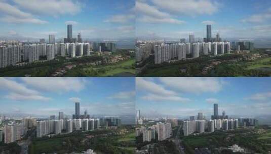 深圳湾超级总部基地高清在线视频素材下载