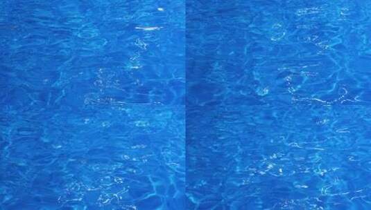 蓝色的水面水波纹高清在线视频素材下载