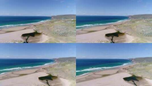 热带彩色海滩高清在线视频素材下载