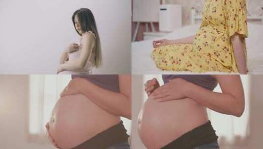 【合集】孕妇怀孕期间日常生活高清在线视频素材下载