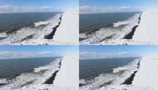 冰岛迪霍拉里海岬雪山 人间仙境高清在线视频素材下载