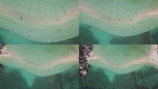 热带白沙海滩高清在线视频素材下载