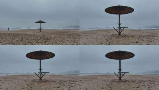 高罗海滩游玩高清在线视频素材下载