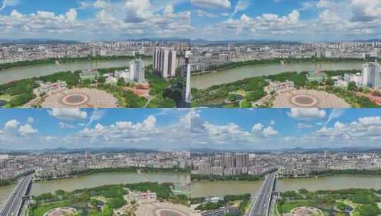 赣州南河大桥高清在线视频素材下载
