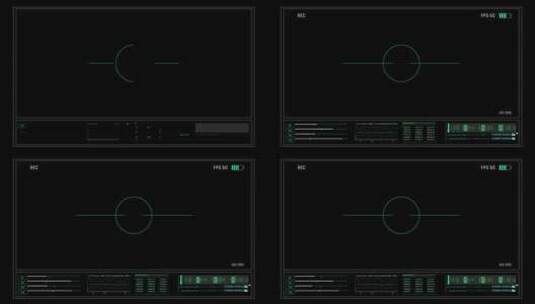 HUD合成相机面板摄像机录制高清在线视频素材下载