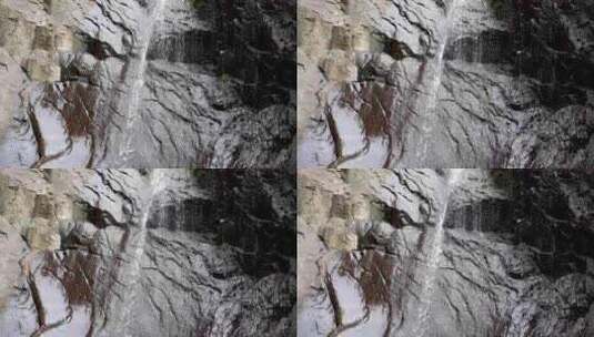 双龙峡自然风景区小瀑布视频素材高清在线视频素材下载