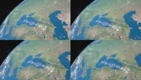 地球表面 地球特写高清在线视频素材下载