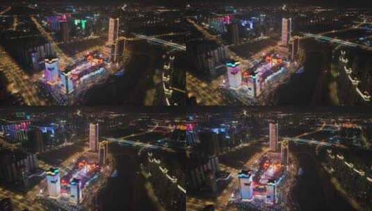 南京夜景高清在线视频素材下载