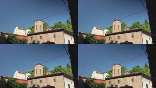 萨拉热窝古代教堂波斯尼亚和黑塞哥维那波斯高清在线视频素材下载