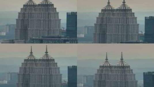 马来西亚吉隆坡市鸟瞰图高清在线视频素材下载