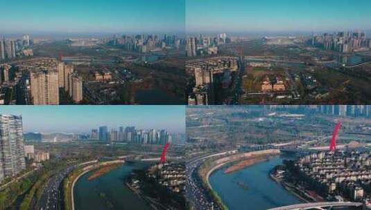 成都城市航拍-3高清在线视频素材下载