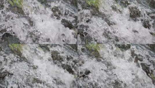 河谷大自然山泉水高清在线视频素材下载