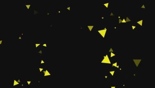 三角形粒子旋转特效视频高清在线视频素材下载