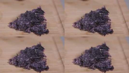 【镜头合集】紫菜提鲜海藻高清在线视频素材下载
