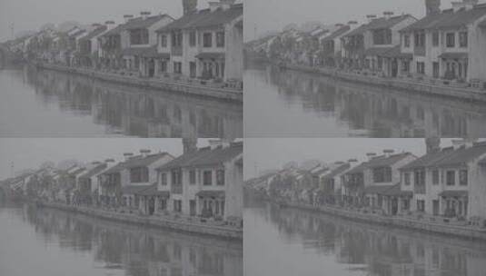 【空镜】4K江南水乡生活-古运河-黄昏-log高清在线视频素材下载