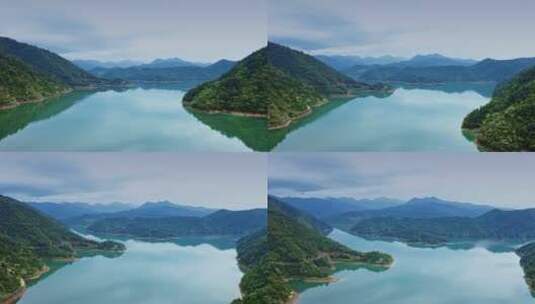 湖南株洲茶陵自然景区航拍视频高清在线视频素材下载