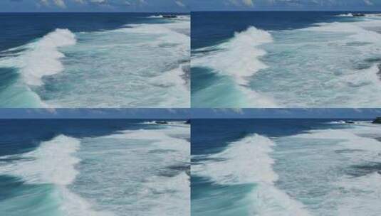 海浪巨浪波涛汹涌的大海高清在线视频素材下载