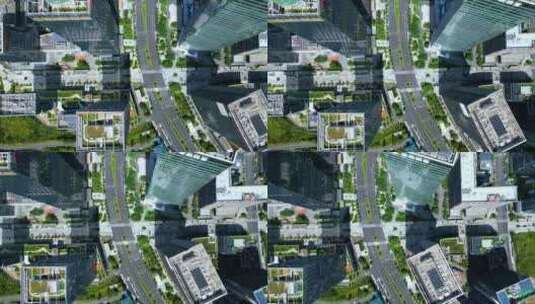 广西绿城南宁航拍城市风光现代化高楼建筑群高清在线视频素材下载