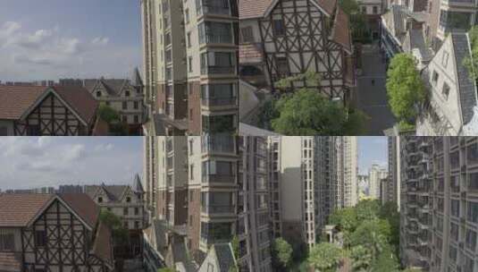 城市住宅高清在线视频素材下载