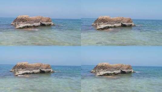 海浪岩石2高清在线视频素材下载