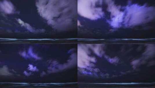 海陵岛星空延时-2高清在线视频素材下载