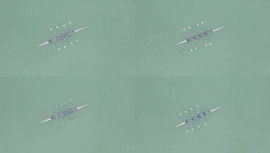 深圳大沙河赛艇比赛航拍高清在线视频素材下载