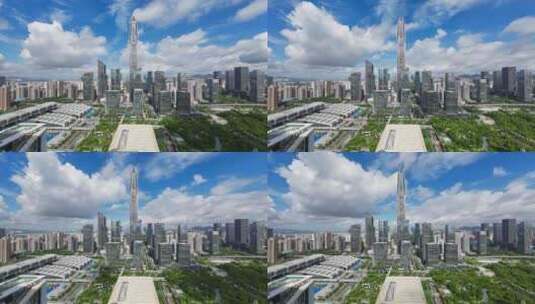 深圳建筑CBD高清在线视频素材下载