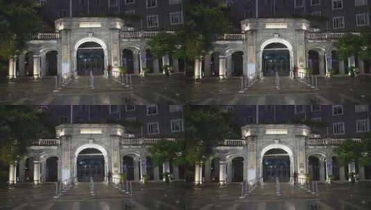 温州五马步行街夜景高清在线视频素材下载