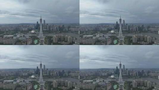 摩天大楼 金融 珠江新城  一线城市高清在线视频素材下载