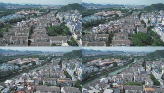桂林施家园路建筑风光高清在线视频素材下载