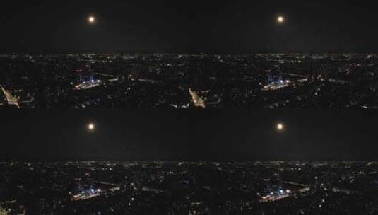 江苏 南京 城市宣传  夜景 灯光 大景 航拍高清在线视频素材下载