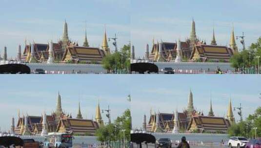 泰国曼谷大皇宫宫殿高清在线视频素材下载